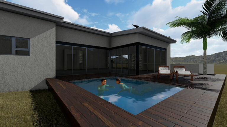 House Van Den Heever - Photo-realistic Renderings